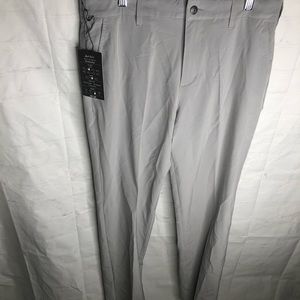 Short Par 4 Golf Pants Mens Size 32X32 Grey The Pavin Pant Polyester Stretch NWT
